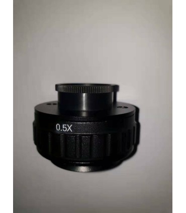 C-Mount Lens 0.5X CTV Adapter for Trinocular Microscope