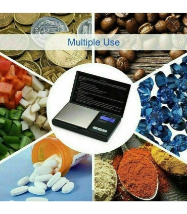 0.01G-500G DIGITAL POCKET WEIGHING MINI SCALES KITCHEN JEWELLERY SCALE