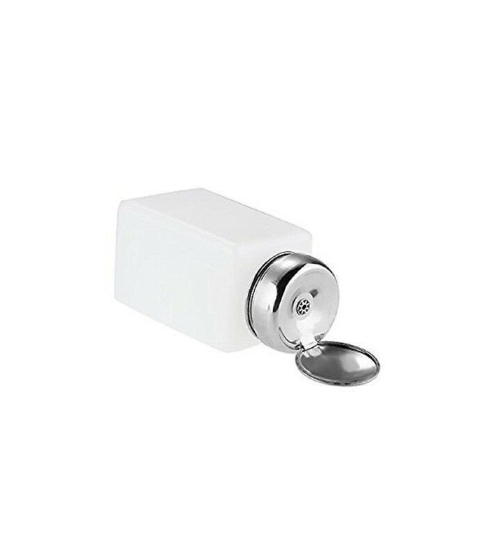 IPA Chemical Liquid Press Pumping Dispenser White Empty Bottle