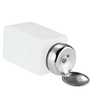 IPA Chemical Liquid Press Pumping Dispenser White Empty Bottle