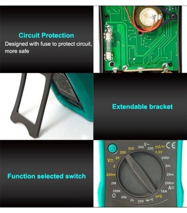 Proskit MT-1210 3½ 1999 count Digital Multimeter Test Instruments LCD
