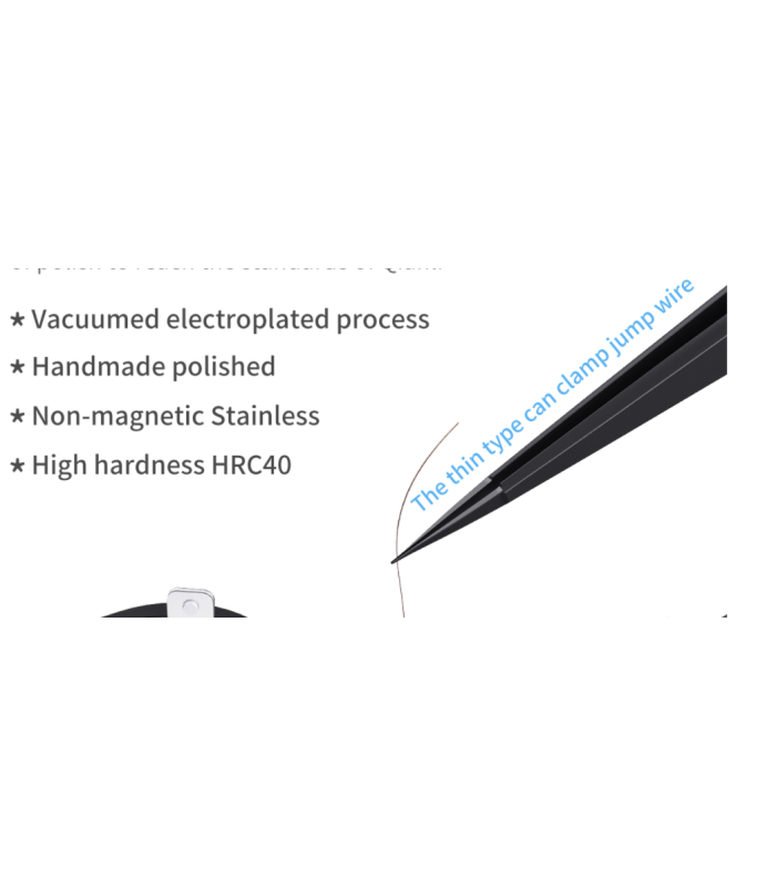 QIANLI INEEZY FX-03 - 0.15mm Fine non-magnetic Precision Steel Tweezers