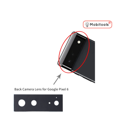 For Google Pixel 6   Rear Back Camera Glass Lens + Adhesive