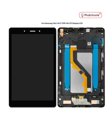 Samsung Galaxy Tab A 8.0 SM-T295 Black LCD Display FRAME Touch Screen