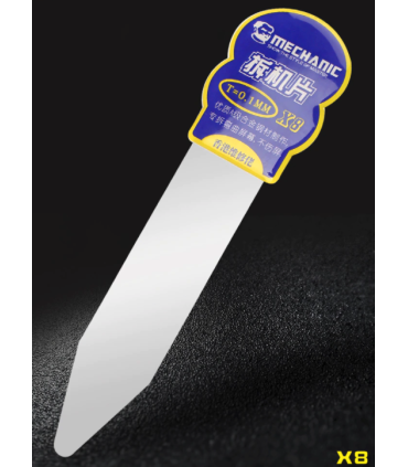 Mechanic X8 Curved Pry 0.1mm High Toughness Steel Phone Glued LCD Opening Tool