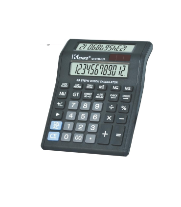 KENKO 12-Digit ct-8122-120 Power Battery/SolarDisplay Double Screen work Office