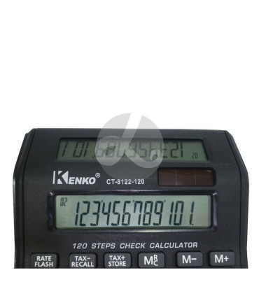 KENKO 12-Digit ct-8122-120 Power Battery/SolarDisplay Double Screen work Office