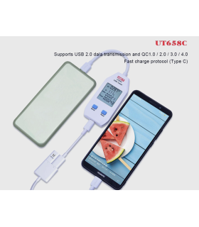 UNI-T UT658C Series USB Power Meter Digital Voltage Tester