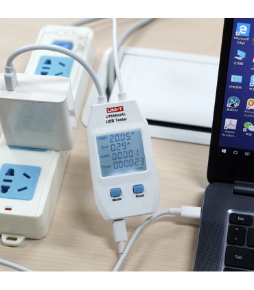 UNI-T UT658Dual Series USB Power Meter Digital Voltage Tester