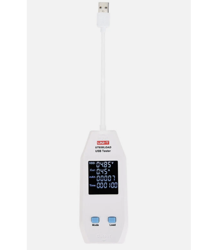 UNI-T UT658Load LCD Digital USB Tester Power Capacity Volt Amp Detector