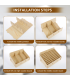 48 slots Mobile Phone Storage Box Compartment Holder Shop Store Display Ply wood Retail