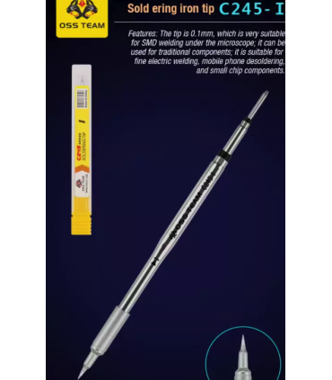 4pcs C245 Series Soldering Iron Tip for JBC OSS Soldering Station T245 Handle