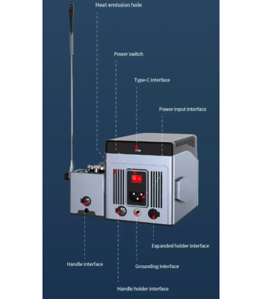 AIXUN T410 Intelligent Solder iron Station T210 Handle 100W with K tip