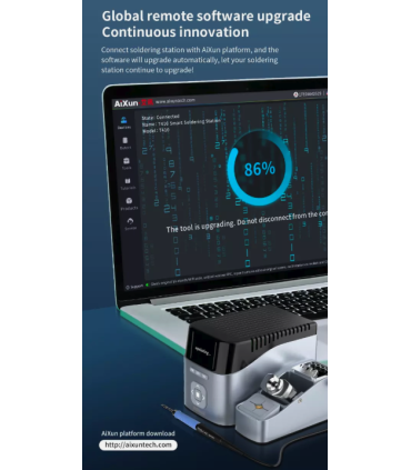 AIXUN T410 Intelligent Solder iron Station T210 Handle 100W with K tip