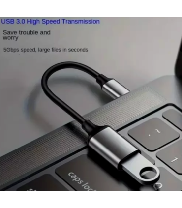 OTG Type C Cable to USB Adapter USB-C Male A Female Connector Android iPhone