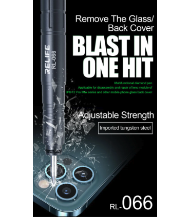 RELIFE RL-066 Blasting Pen Break Remove glass back cover tools for iPhone