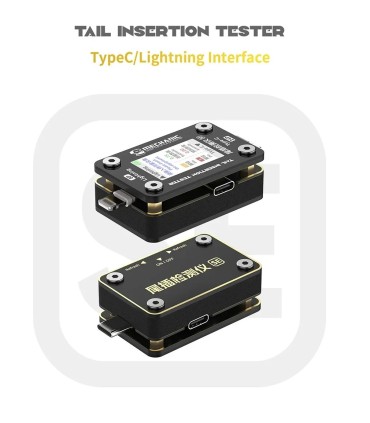 Mechanic T824 SE Mobile Phone Tail Insertion Detector Plug Tester Lightning Type-C