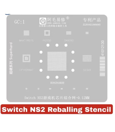 Amaoe BGA Reballing Stencil For nintendo Switch 2 NS2  handheld Game H58GE6AK8B