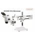 Boom 7-50X Dual Arm Stereo Microscope ZSM7045-STL2 with LED light barlow lens