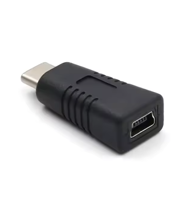 Type C Male Connector to Mini USB 2.0 5Pin Female Data Adapter Connector USB 3.1