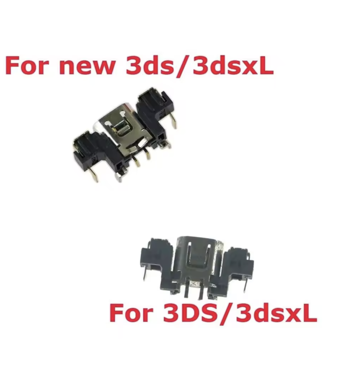 New 3DS/2DS XL/3DS XL/LL Power Charger Socket Adapter Replaced Charge Port