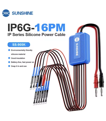 SUNSHINE SS-905K IPhone 6 to 16 Series Power Cable Flexible