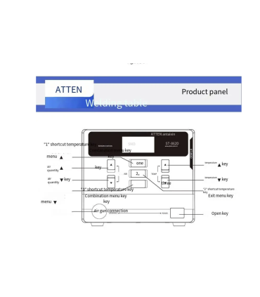 ATTEN ST-862D Hot Air Gun Station 1000W Rework Station SMD