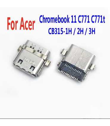 Acer Chromebook 11 C771 C771T Type C Port Charging Connector