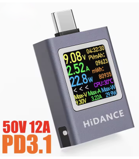 USB Voltage Current Meter Voltmeter Amp Ammeter Type-C tester