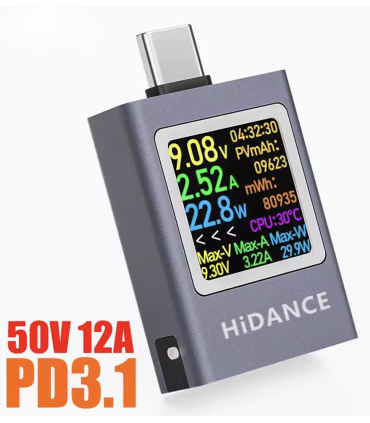 USB Voltage Current Meter Voltmeter Ammeter Type-C tester