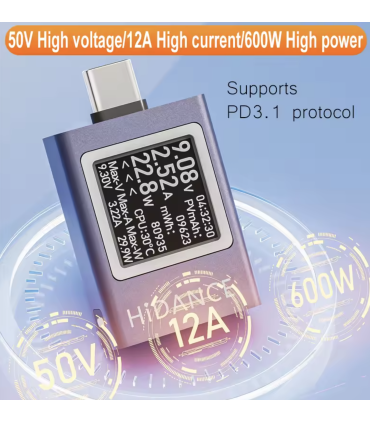 USB Voltage Current Meter Voltmeter Ammeter Type-C tester