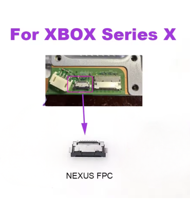 Xbox Series X Power Eject Button Nexus FPC Connector Socket