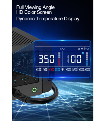 QUICK 861 Pro SMD Station Rework Station Voice Control 1300w