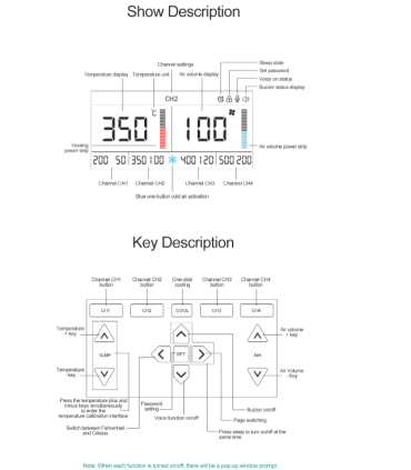 QUICK 861 Pro SMD Station Rework Station Voice Control 1300w