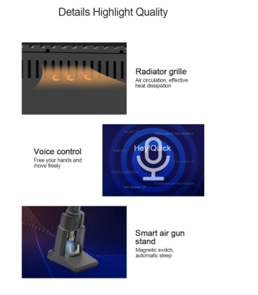 QUICK 861 Pro SMD Station Rework Station Voice Control 1300w