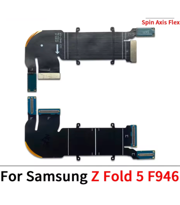 Samsung Z Fold 5 F946 LCD screen Display Main Flex Cable Spin Axis 2 cables
