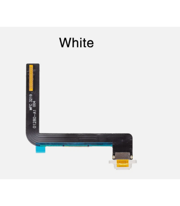 White Apple iPad 9th A2602 Charging Port Connector Flex Cable