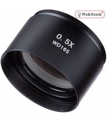 SM05 0.5X Barlow Lens For Microscopes (48mm) compatible Amscope
