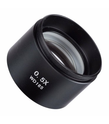SM05 0.5X Barlow Lens For Microscopes (48mm) compatible Amscope