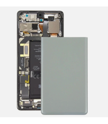 White Google Pixel 7 Pro Replacement Rear Battery Back Housing Panel Glass Cover