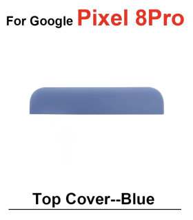 Blue Google Pixel 8 Pro Top Back Battery Panel Cover Premium Quality