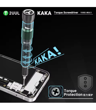 2UUL SD20 KAKA Torque Screwdriver Set Magnetic Bit for electronics