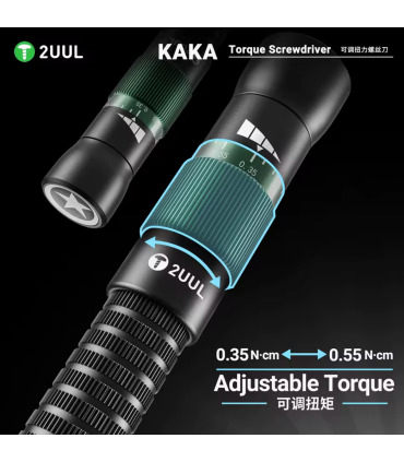2UUL SD20 KAKA Torque Screwdriver Set Magnetic Bit for electronics