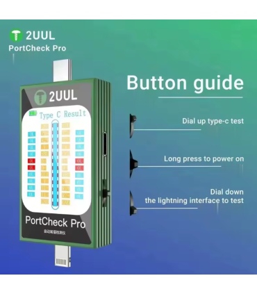 2UUL PW31 PortCheck Pro Type-C 8Pin Interface Automatic Port Detector Tail