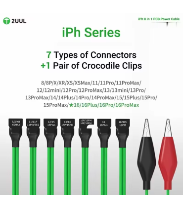 2UUL PW05 Boot Test Cable DC Bench Power Supply Repair iPhone 8-16 Series