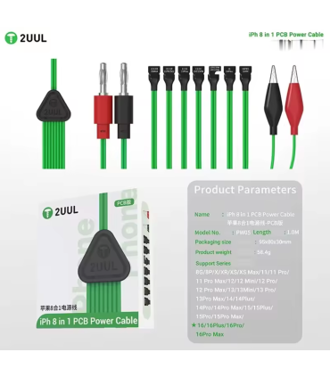 2UUL PW05 Boot Test Cable DC Bench Power Supply Repair iPhone 8-16 Series