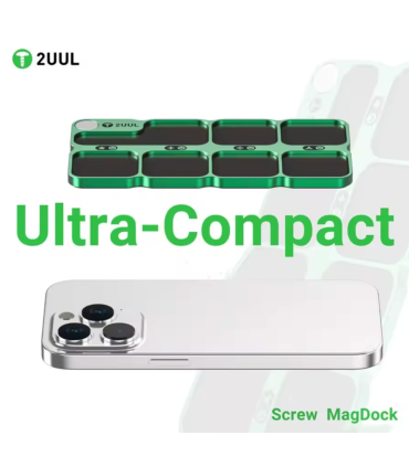 2UUL ST95 Aluminum Alloy Screw Storage Magnetic Tray Screwsdriver Magnetizing