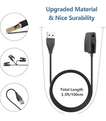 Garmin Forerunner 35 30 230 235 630 USB  Cable Power Charger Charging Data