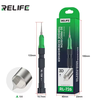 RELIFE RL-726A 3D Torque Precision 5 Piece Screwdriver Set Phone Repair Tool