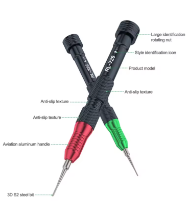 RELIFE RL-726A 3D Torque Precision 5 Piece Screwdriver Set Phone Repair Tool